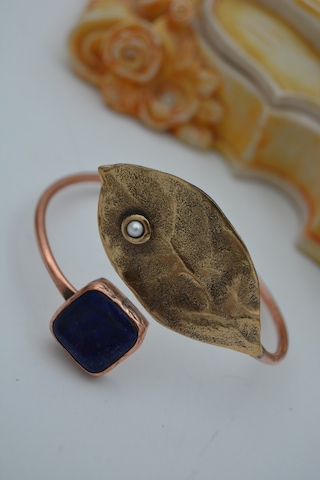 Stoneage Lapis Lazuli Taşlı Tasarım Bilekik Çok Renkli