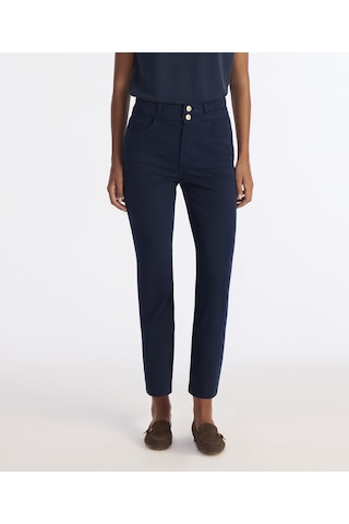 Yargıcı Slim Yüksek Bel Pantolon 25kkpn3071x 004 Lacivert
