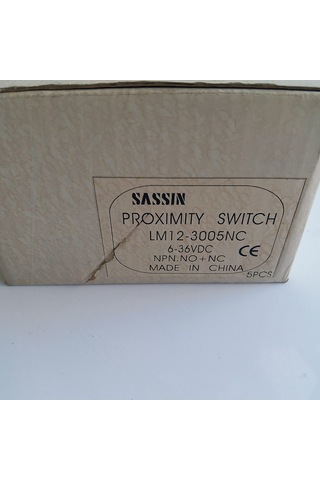 Endüktif Yaklaşım Sensörü Sassin Lm12-3005nc 4 Kablolu Npn