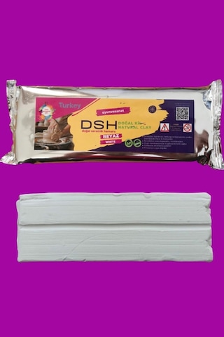 Seramik Hamuru, Kil Çamuru, Beyaz 500 Gr