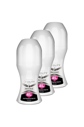 Avon Onduty Invisible Kadın Roll-On Deodorant 3 x 50 ML