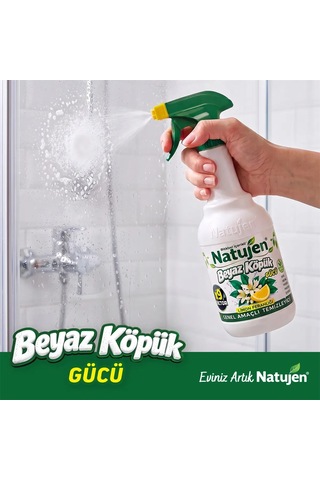 Natujen Genel Amaçlı Temizleyici Beyaz Köpük Gücü 1000 Ml