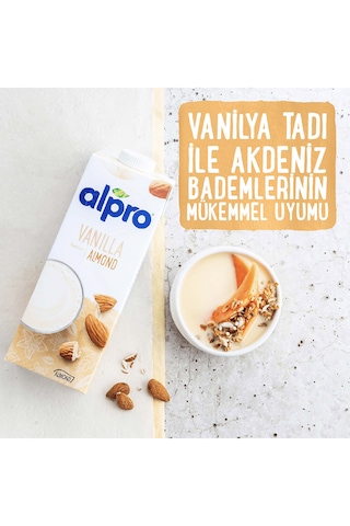 Alpro Vanilyalı Badem Sütü 4 x 1 L
