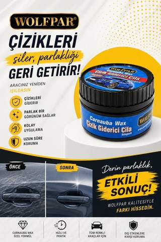 Çizik Giderici Cila Süngerli