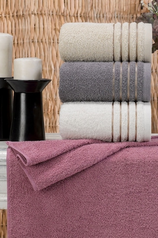 Casnack Diana Pastel Havlu Seti 4'lü 800 G 50 x 90 CM