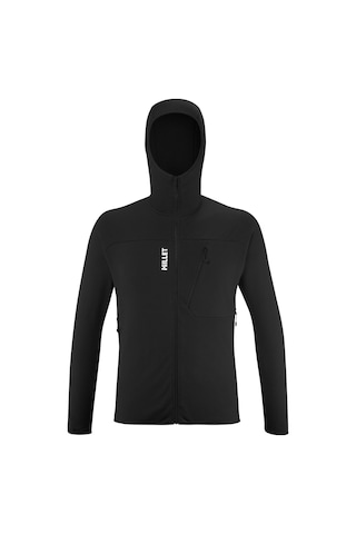 Millet Seneca Fl Hd Erkek Kapşonlu Polar Ceket Tam Fermuar Mıv10336 N0247 Siyah