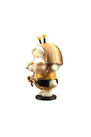 Crybaby Anahtarlık - Çanta Aksesuarı Hediyelik Dekoratif Mini Figür 6cm Sarı