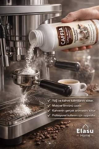 Caffia Kahve Makinesi Temizleme Tozu 900 G Polvere Beyaz