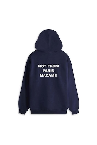 Daily Paper Not From Paris Madame Kawaii Kapüşonlu Sweatshirt - Pamuk, Lacivert, Şık Tasarım