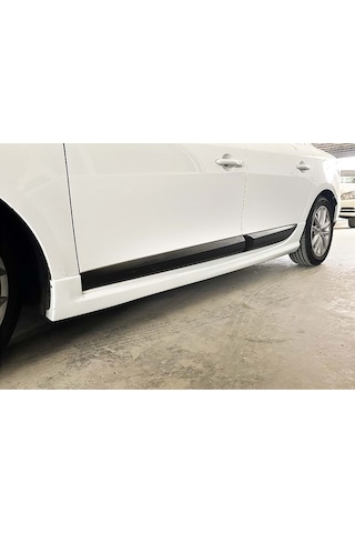 Renault Fluence Sport Marşpiyel Seti Mat Siyah Plastik 2009 -2016