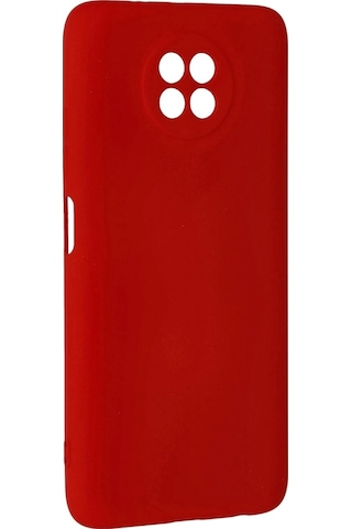 Durukar Redmi Note 9 5g Kılıf Nano İçi Kadife Silikon - Kırmızı