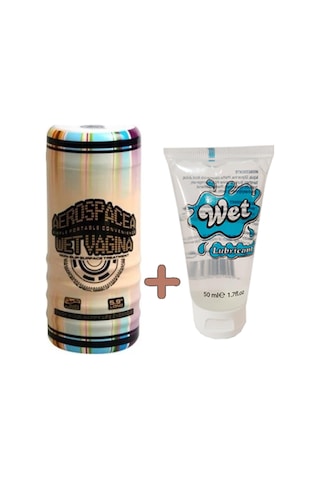 Hızlı Express Aerospacea Suni Vajina Realistik Mastürbatör+ Wet 50 Ml