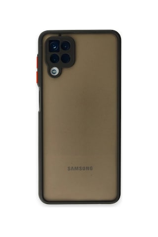Mey İthalat Samsung Galaxy Uyumlu A12 Kılıf Montreal Silikon Kapak - Siyah