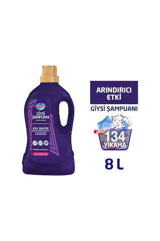 Bingo Giysi Şampuanı Arındırıcı Etki  2 x 4 L
