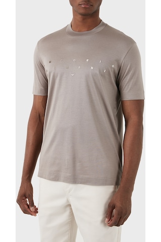 Emporio Armani Erkek T Shirt 3d1ta2 1juvz 06h3 Kahve Kahverengi