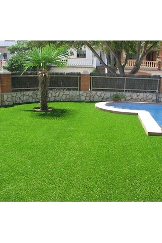 Çim Halı 1Mx10M Dekor Halı Paspas Suni Yapay Bahçe