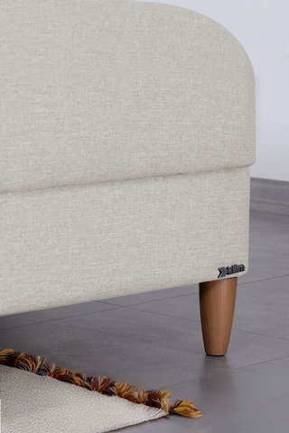 Kilim Mobilya Scandi Köşe Uzanmalı Yataklı Köşe Takımı Hem Sağ Hem Sol Köşe Olarak Kullanılabilir Krem