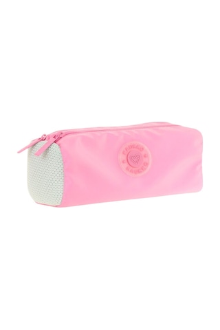 Kaukko İki Bölmeli Kız Çocuk Okul Kalem Çantası - Pembe - K2739 Pembe - Yeşil