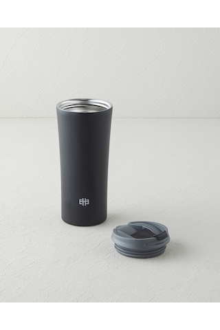 English Home Good Mood Bliss Çelik Termos 400 Ml Siyah Siyah