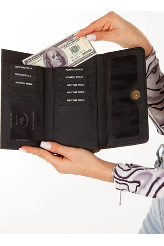 Tuldar Kadın Deri Desenli Telefon Kağıt Para Bölmeli Kartlık Ve Cüzdan Tul552 Kahverengi