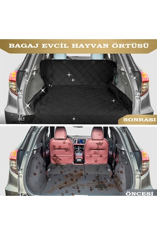 Hasby Köpek Araba Örtüsü Siyah 140 x 120 CM