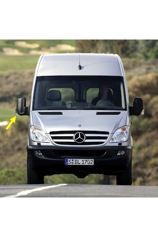 Mercedes Sprinter 07-16 Sağ Dış Dikiz Ayna Büyük Camı A0028111633