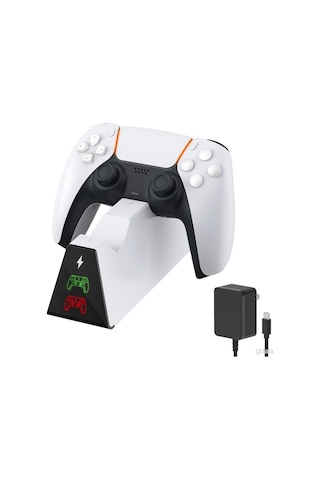 Dobe Ps5 Dualsense Joystick Şarj Standı Adaptörlü 2