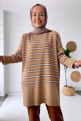 Lady Triko Tunik - Bej