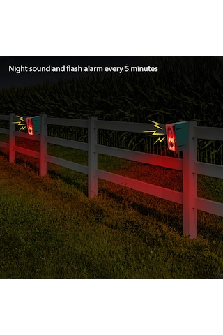 Geeksen Güneş Enerjili Hareket Sensörlü Alarm Sistemi - Uzaktan Kumandalı, 3 Modlu Ses Ve Işık Uyarısı, Kayıt Özellikli