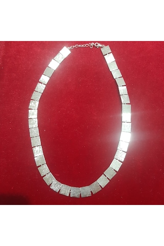 Fashion Jewelry Kare Kesme Kleopatra Çelik Kolye Gold