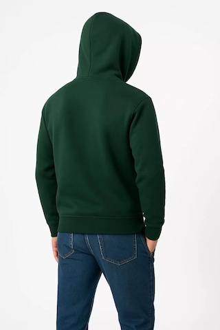 Erkek Üç İplik Kapüşonlu Kanguru Cepli Sweatshirt Hoodie - Haki Haki