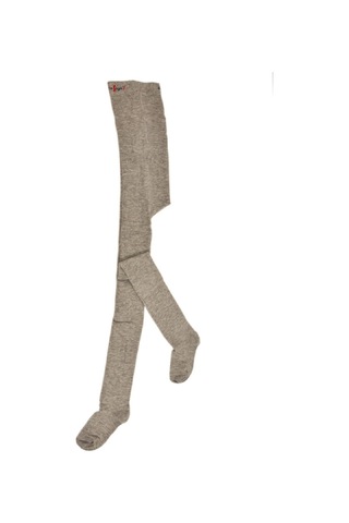 DESIGN PAMUKLU KÜLOTLU ÇORAP - 11 YAŞ-Gri