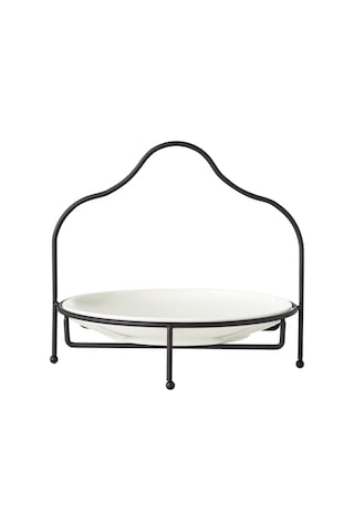 Mudo Home Gurme Standlı Sunum 22cm - Siyah Çok Renkli