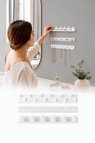 Yapışkanlı Takı Organizer Askısı Kolye Küpe Yüzük Bileklik Düzenleyici Takı Askılığı Diğer