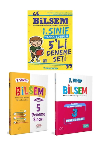 Zeki Çocuk Markaj 1.sınıf Bilsem Deneme Sınavı Seti Zeki Çocuk Markaj 1.sınıf Bilsem Deneme Sınavı Seti
