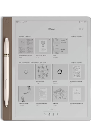 Montblanc Elixir Altın Renkli Akıllı Defter 135011