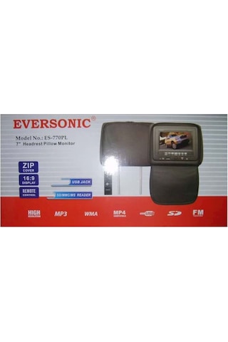 Eversonıc Tm 720Pl Araç Koltuk Başlık Monitör Full Hd