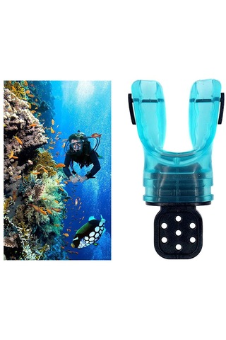 Dolıty Tüplü Dalış Yüzme Lokması Ağızlık Yeşil