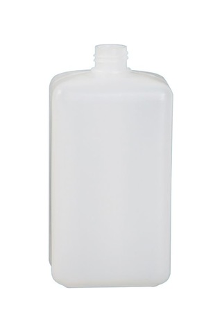 Şeffaf Plastik Köşeli Şişe 1000 Ml 20 Adet