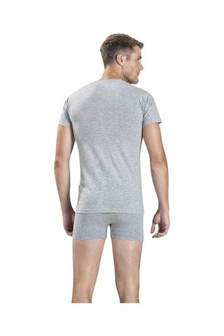 Jiber Erkek Sıfır Yaka Kısa Kol Atlet Fanila 111 - 3 Adet 001