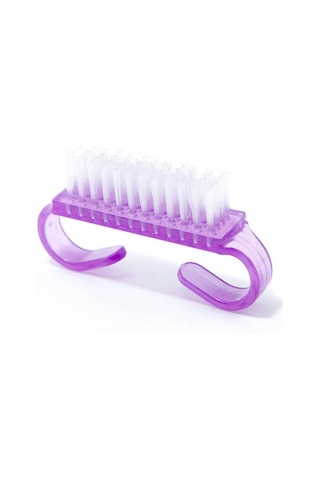 Koodmax Mini Tırnak Temizleme Fırçası Tırnak Toz Temizleme Fırçası Mor