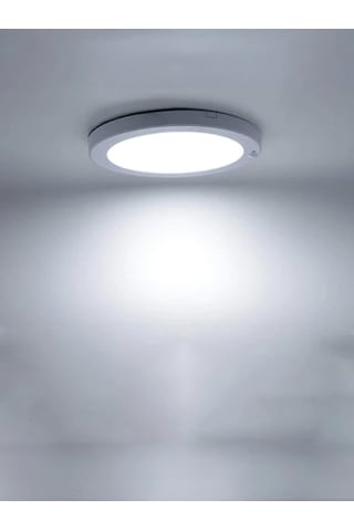 20w Gece Gündüz Sensörlü Sıva Üstü Tavan Armatür Cata Bologna Slim Kasa Panel Led Armatür 2100 Lm Beyaz Işık Diğer