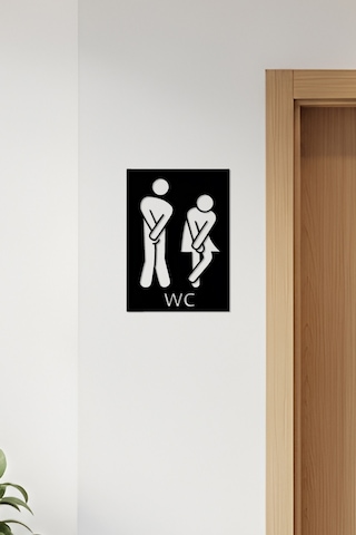 Wc Tabelası, Tuvalet Levhası, Kadın Erkek Tabela, Yönlendirme Levhaları 42
