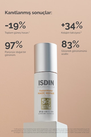 Isdin Fotoprotector Fusion Water Magic Repair Color SPF50 50 ML