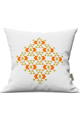 Etnik Motif Desenli Çift Yön Dijital Baskılı Dekoratif Kırlent Kılıfı Yastık Kılıfı 39x39cm Karışık/Çok Renkli