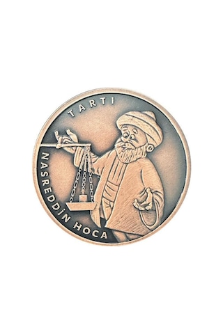 Agakulche Nasreddin Hoca Bronz Sikke Coin