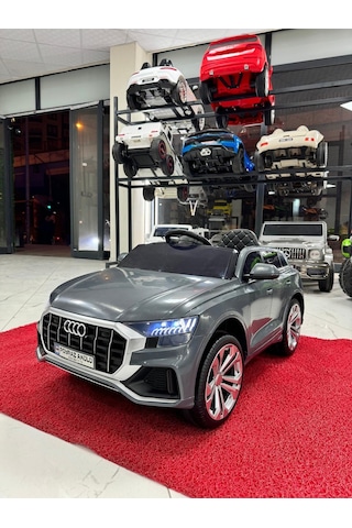 Audi Akülü Araba 12 Volt 0-5 Yaş Gri