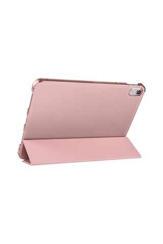 Apple Uyumlu iPad, A16 11.nesil 2025 Smart Folio Cover Akıllı Uyku Modlu Pu Deri Standlı Tablet Kılıfı Kapaklı Kılıf