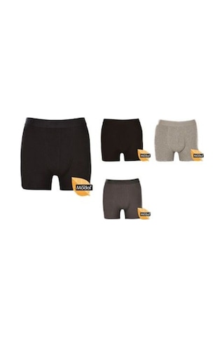 Ersa Erkek Modal Likralı Kumaş Boxer 6'Lı 0126
