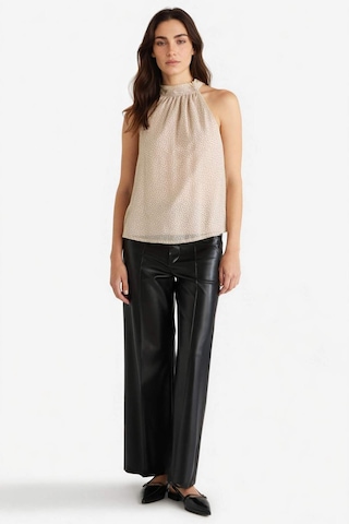 Defacto Regular Fit Halter Yaka Şifon Kolsuz Bluz G0129ax25auer233 Ekru